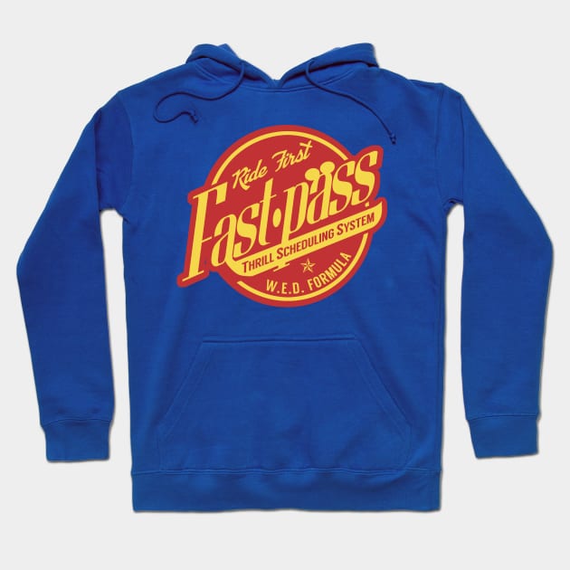 FastPass Sticker Hoodie by PopCultureShirts